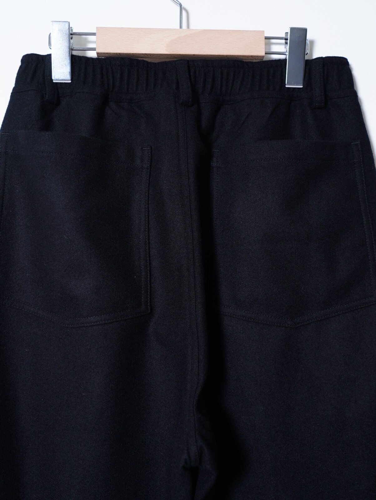 SEVEN BY SEVEN 男裝 EASY TROUSERS  - Powder Melton - 圖片11