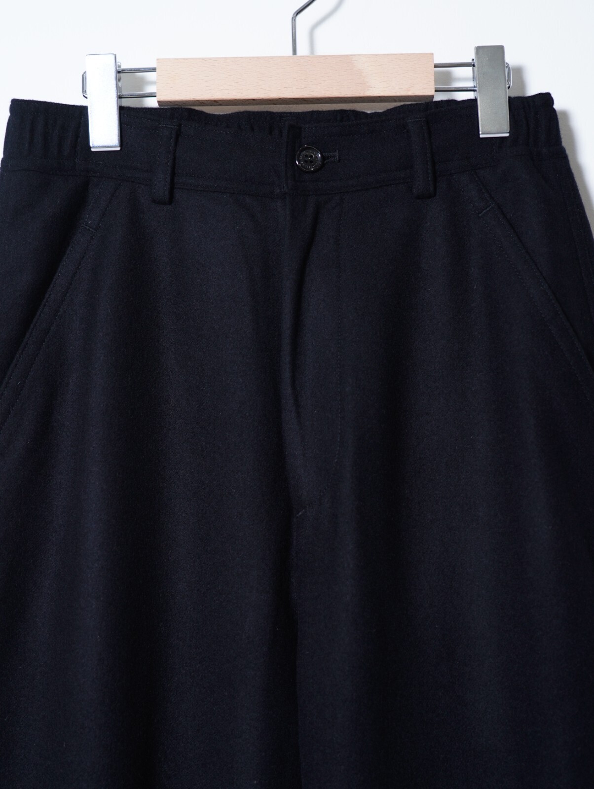 SEVEN BY SEVEN 男裝 EASY TROUSERS  - Powder Melton - 圖片6