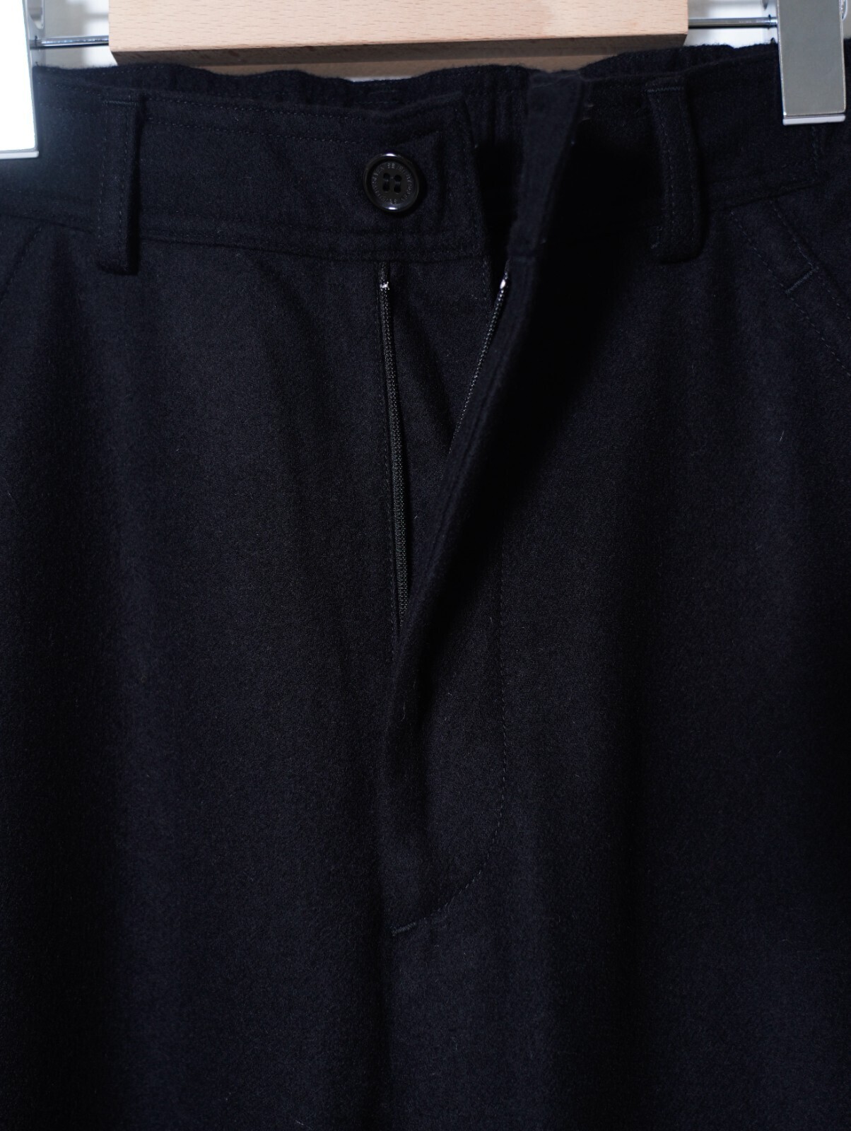 SEVEN BY SEVEN 男裝 EASY TROUSERS  - Powder Melton - 圖片7