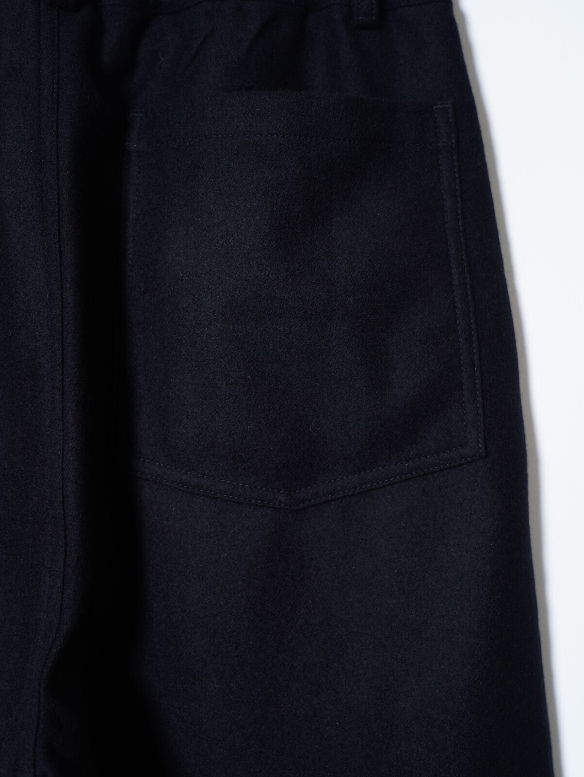 SEVEN BY SEVEN 男裝 EASY TROUSERS  - Powder Melton - 圖片13