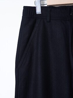 SEVEN BY SEVEN 男裝 EASY TROUSERS  - Powder Melton - 圖片8