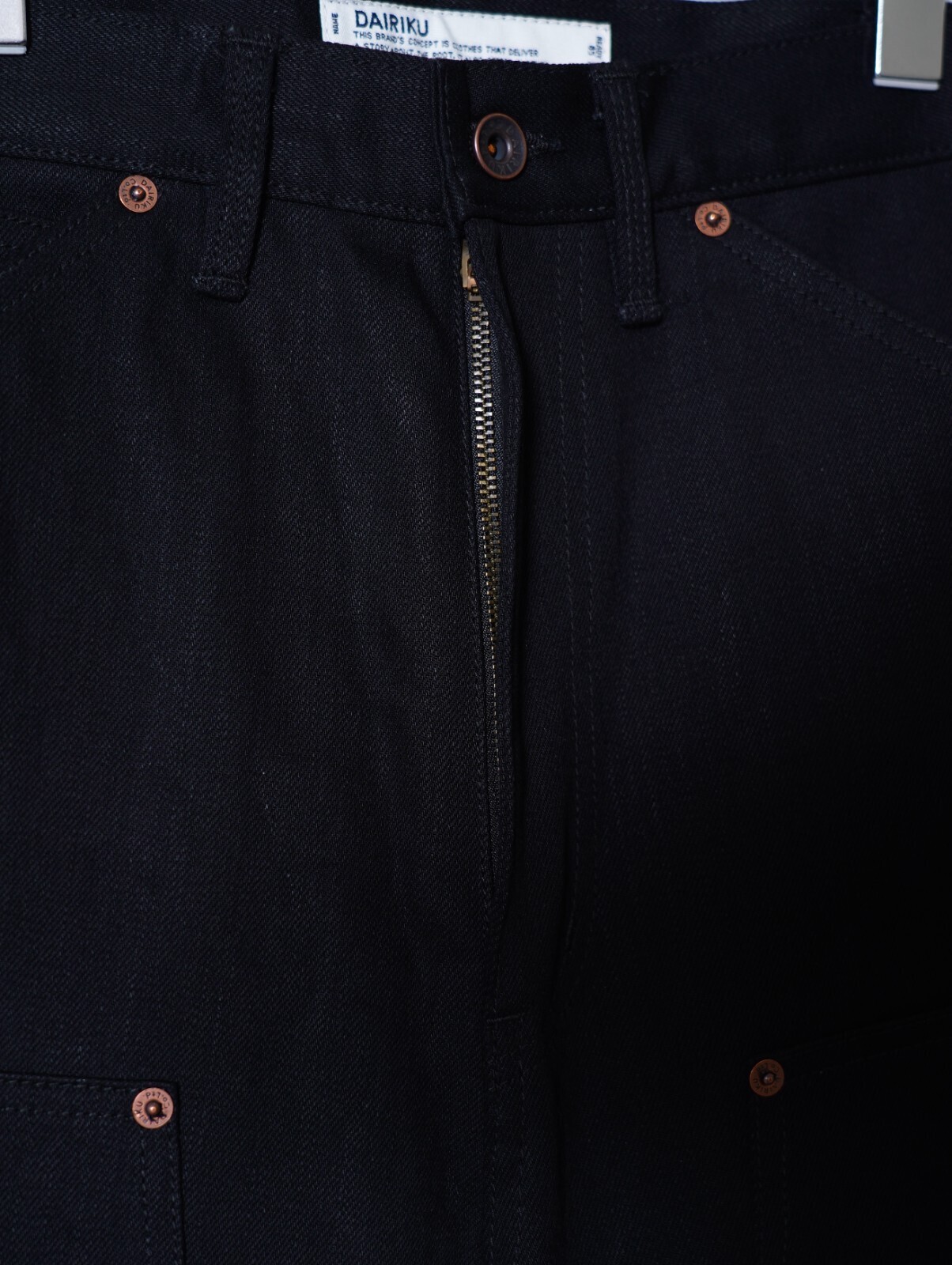 DAIRIKU 男士 "Painter" Rigid Denim Wide Pants 圖片4