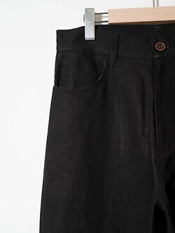 YUTASETOGAWA 남성 5 POCKET TROUSERS - PIGMENT LINEN 이미지8