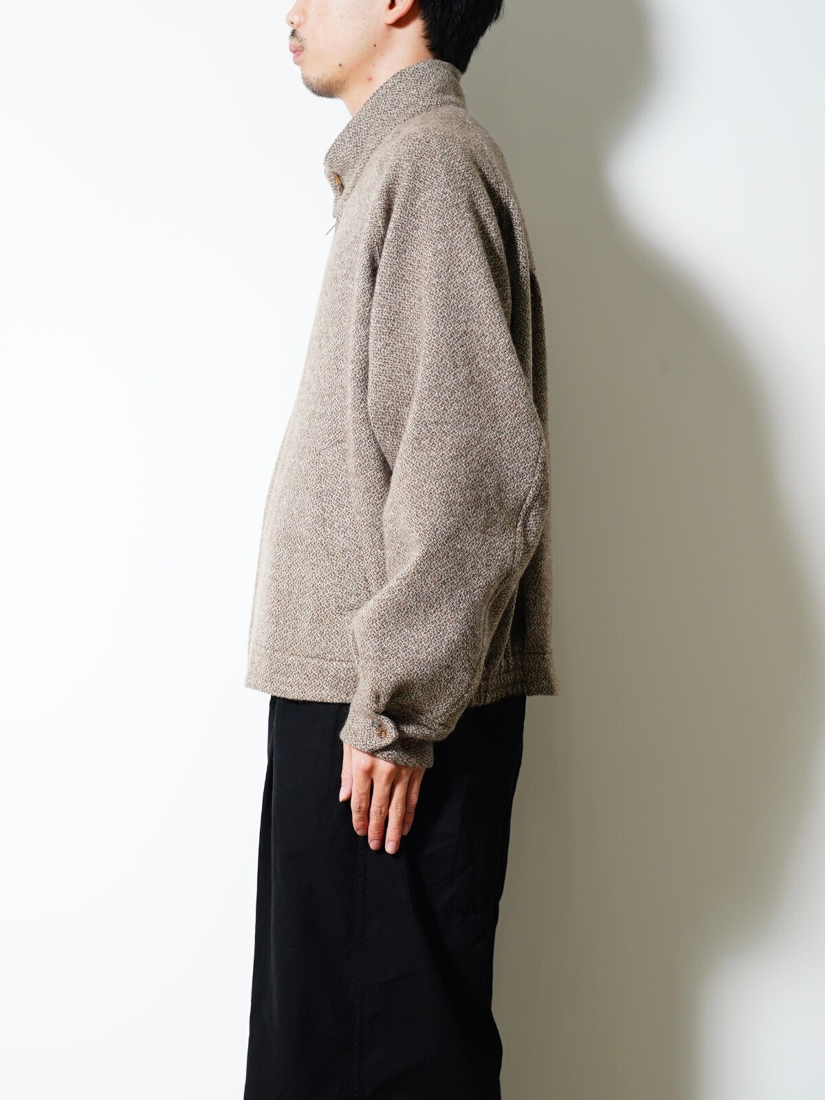 SEVEN BY SEVEN 남성 DOG EAR JACKET - Silk Wool Angora Cashmere - 이미지2