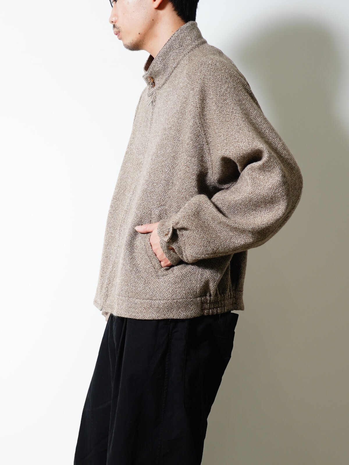 SEVEN BY SEVEN 남성 DOG EAR JACKET - Silk Wool Angora Cashmere - 이미지6
