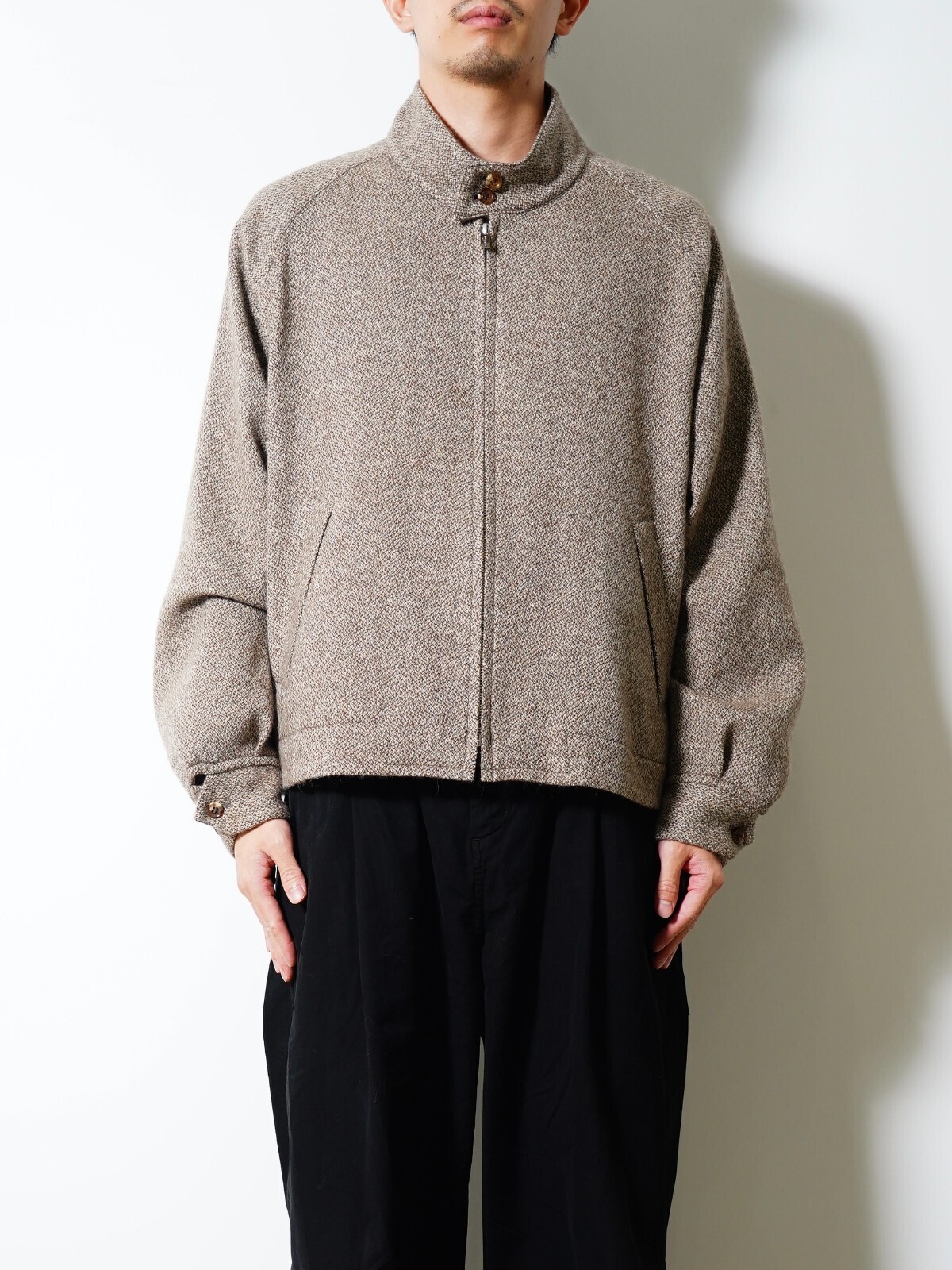 SEVEN BY SEVEN 남성 DOG EAR JACKET - Silk Wool Angora Cashmere - 이미지1