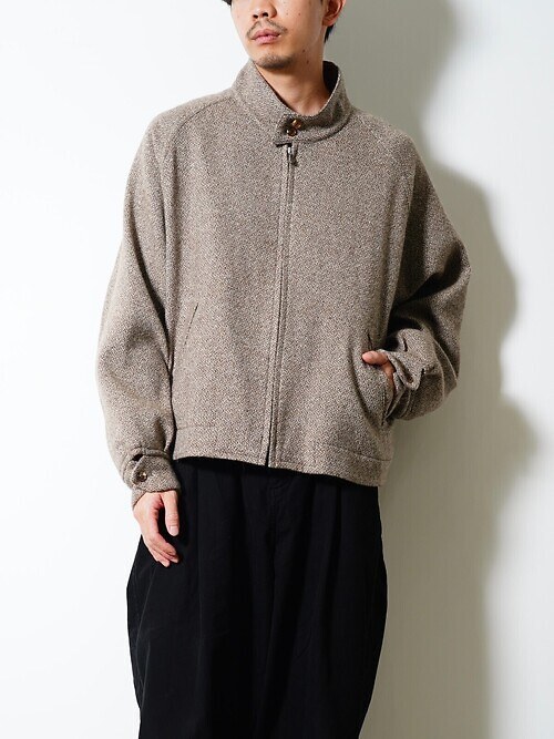 DOG EAR JACKET - Silk Wool Angora Cashmere -｜SEVEN BY SEVEN MENS