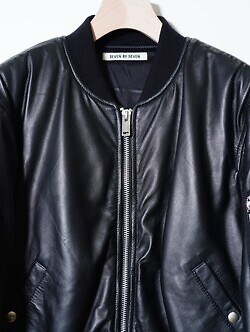 SEVEN BY SEVEN 男士 MA-1 LEATHER BLOUSON  ‐Sheep Leather‐ 图片10