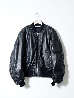 SEVEN BY SEVEN 男士 MA-1 LEATHER BLOUSON  ‐Sheep Leather‐ 图片8