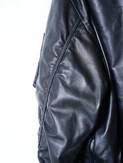 SEVEN BY SEVEN 男士 MA-1 LEATHER BLOUSON  ‐Sheep Leather‐ 图片16