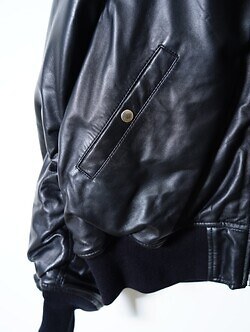 SEVEN BY SEVEN 男士 MA-1 LEATHER BLOUSON  ‐Sheep Leather‐ 图片11