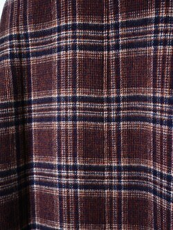 FUJI 남성 WOOL CHECK BALMACAAN COAT 이미지15