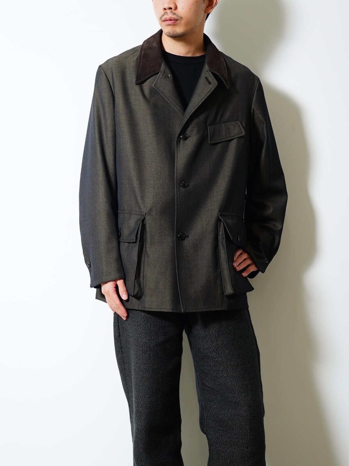 SARTO 남성 WOOL GABADINE UTILITY BLAZER 이미지4