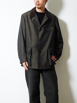 SARTO 남성 WOOL GABADINE UTILITY BLAZER 이미지4