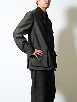 SARTO 남성 WOOL GABADINE UTILITY BLAZER 이미지6