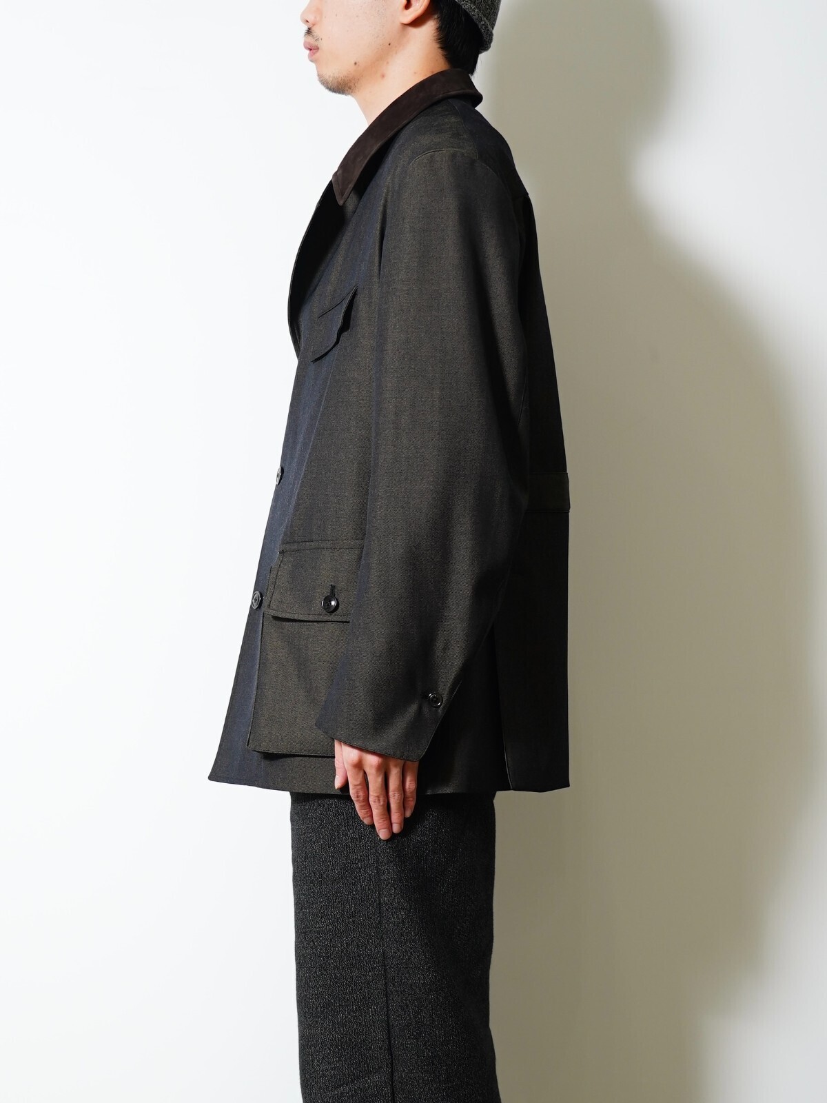 SARTO 남성 WOOL GABADINE UTILITY BLAZER 이미지2