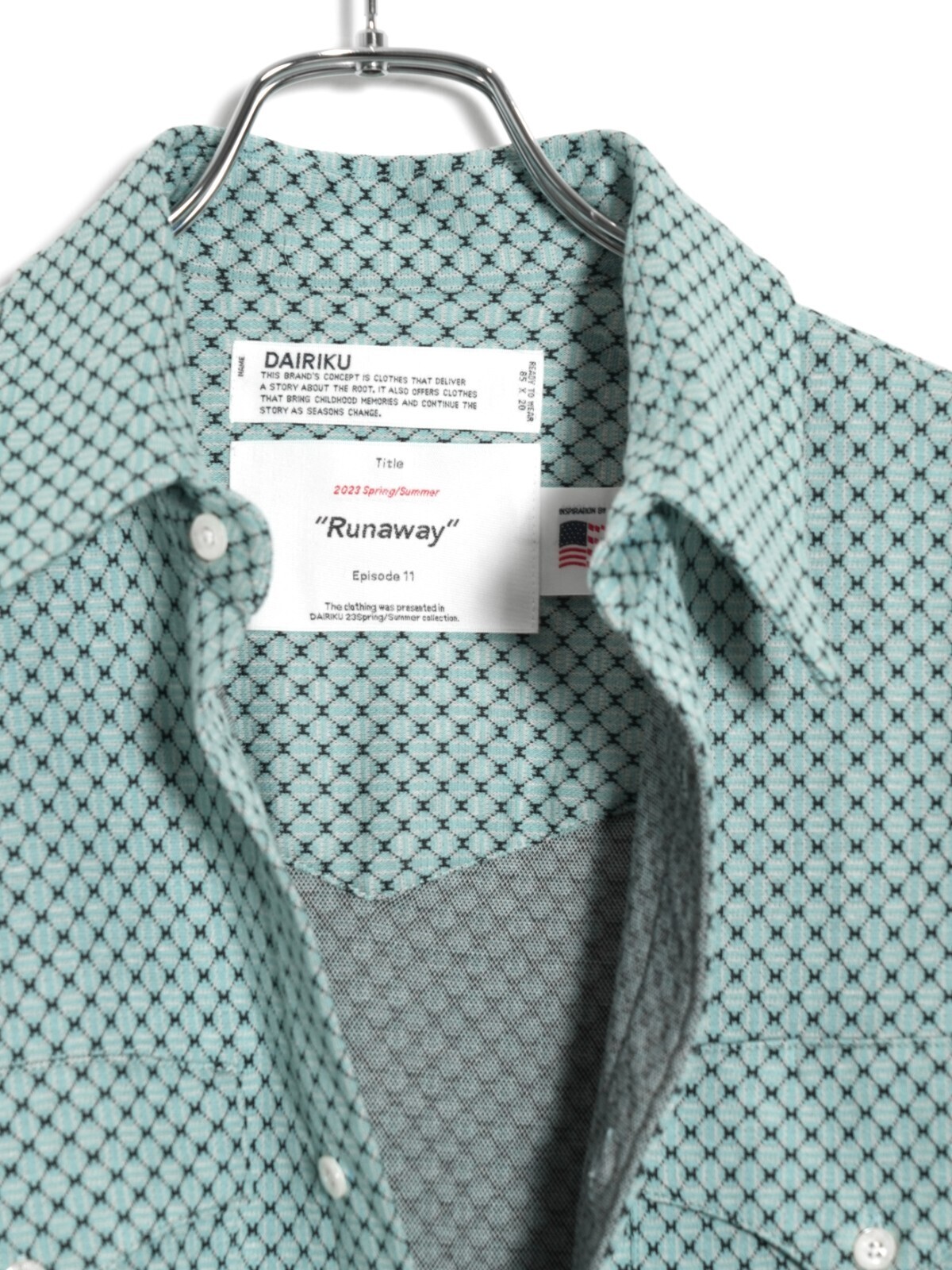 DAIRIKU 여성 & 남성 Jersey Knit Shirt 이미지6