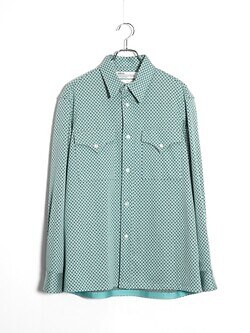 ダイリク(DAIRIKU) レディース & メンズ ジャージーニットシャツ youth blue L