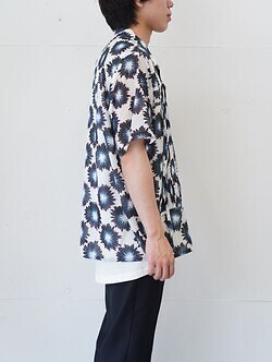 ダイリク レディース & メンズ フラワーアロハシャツ 画像2
