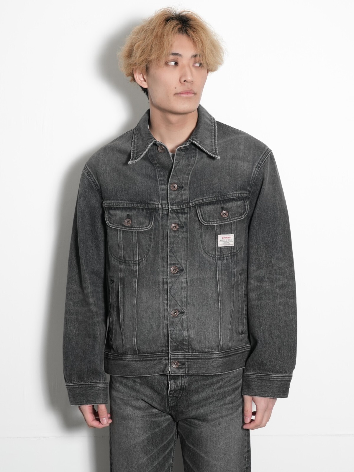 DAIRIKU 男士 Vintage Denim Jacket 图片9