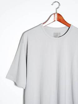 カーリー レディース & メンズ スーピマコットン クルーネックTシャツ 写真2