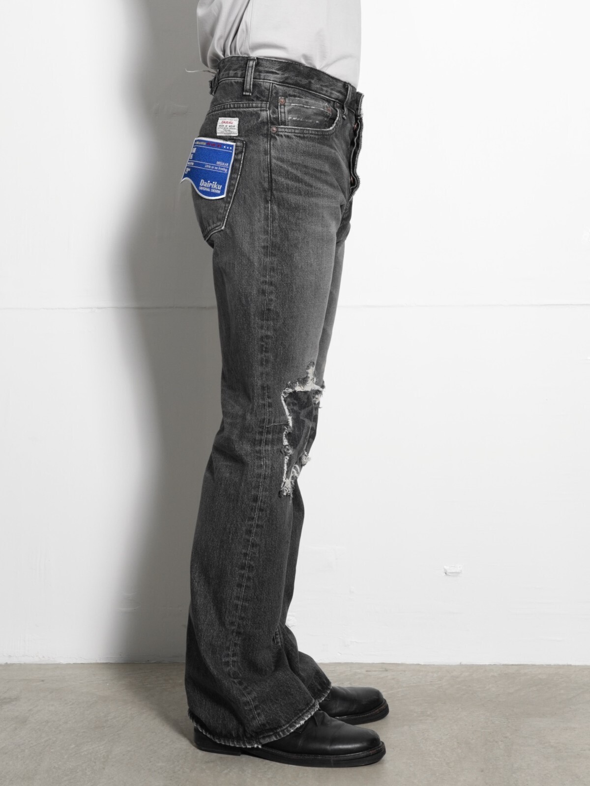 DAIRIKU 男士 Damage Flare Denim Pants 图片11