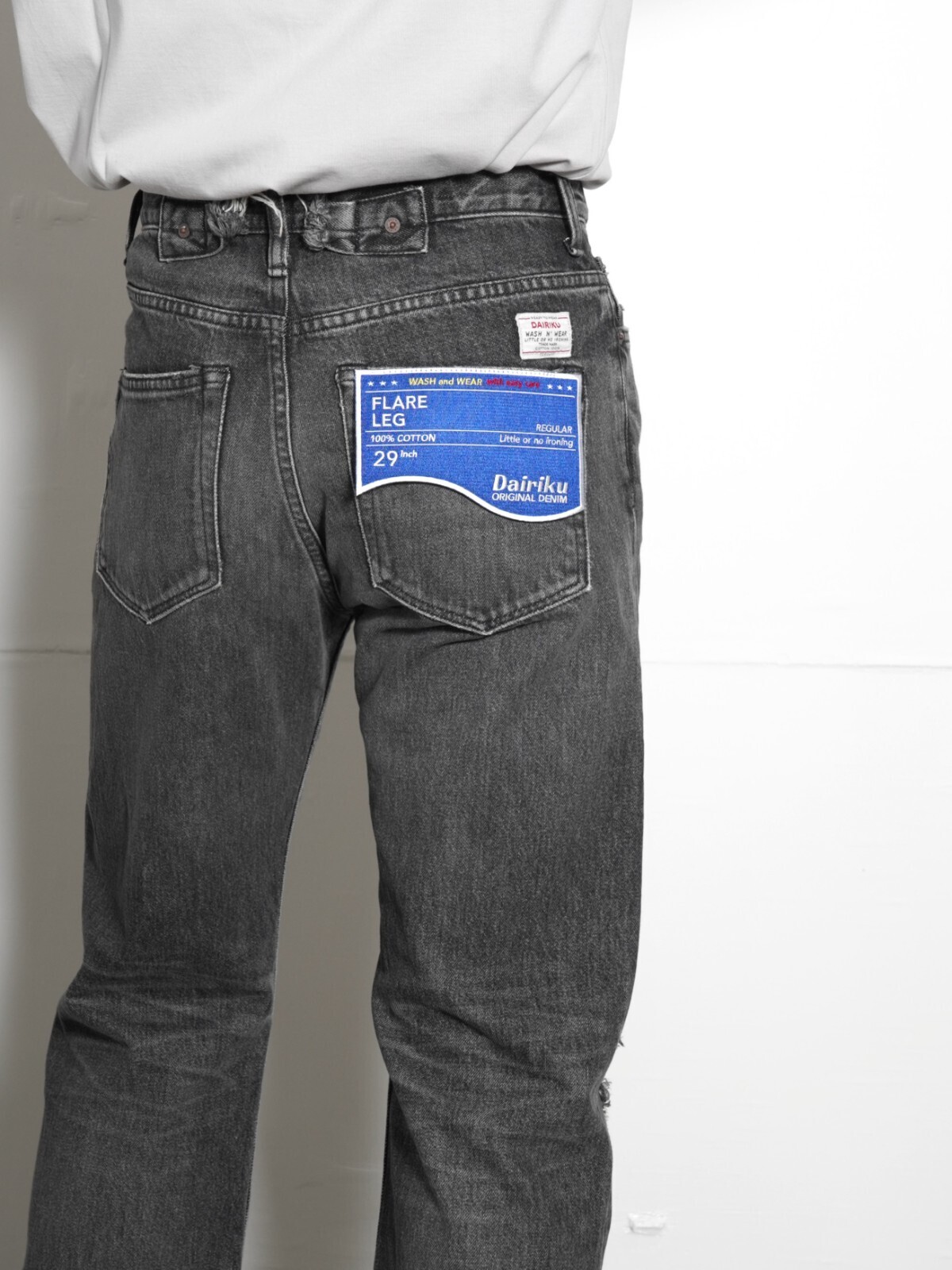 DAIRIKU 男士 Damage Flare Denim Pants 图片14