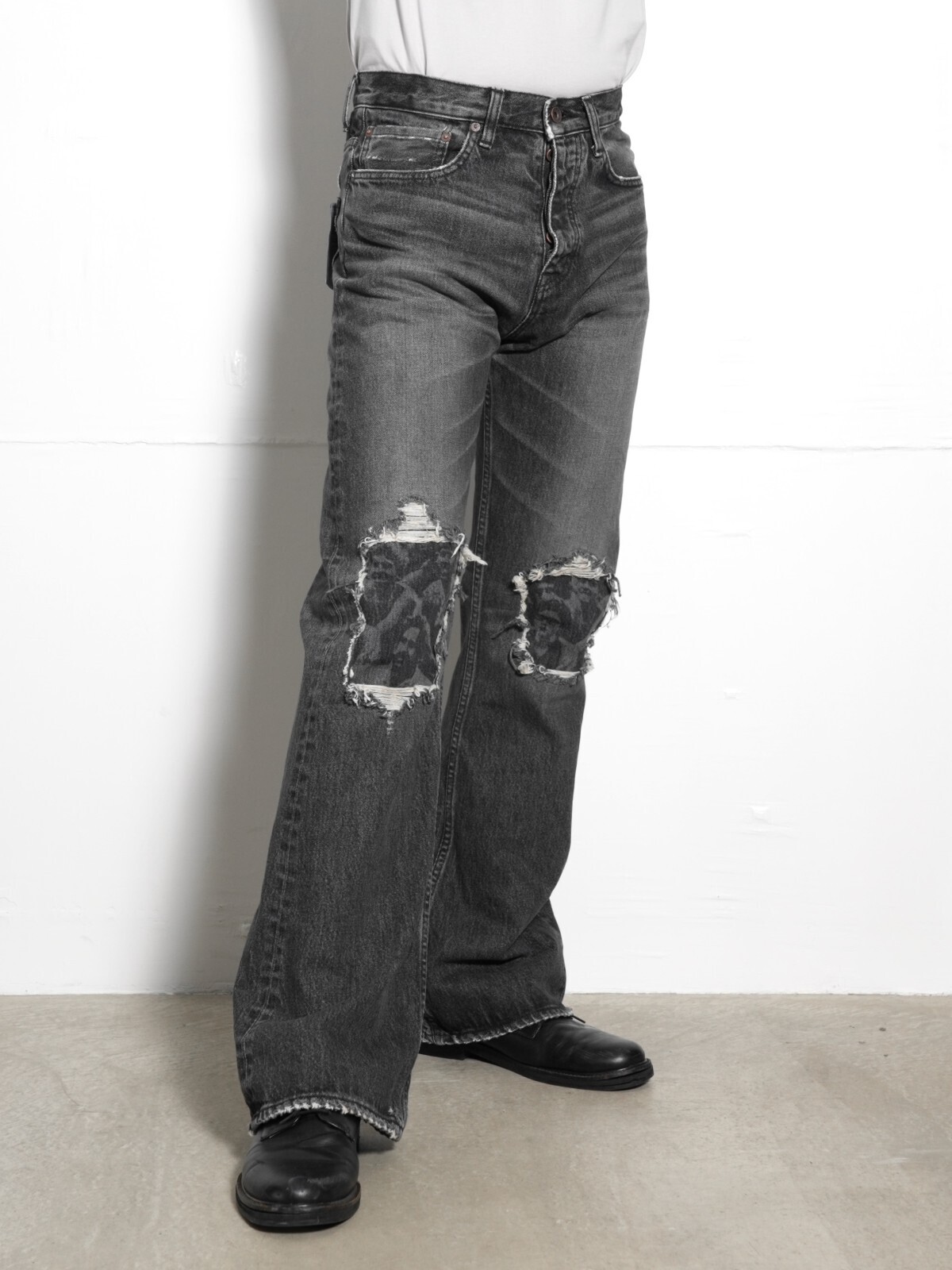 DAIRIKU 男士 Damage Flare Denim Pants 图片10