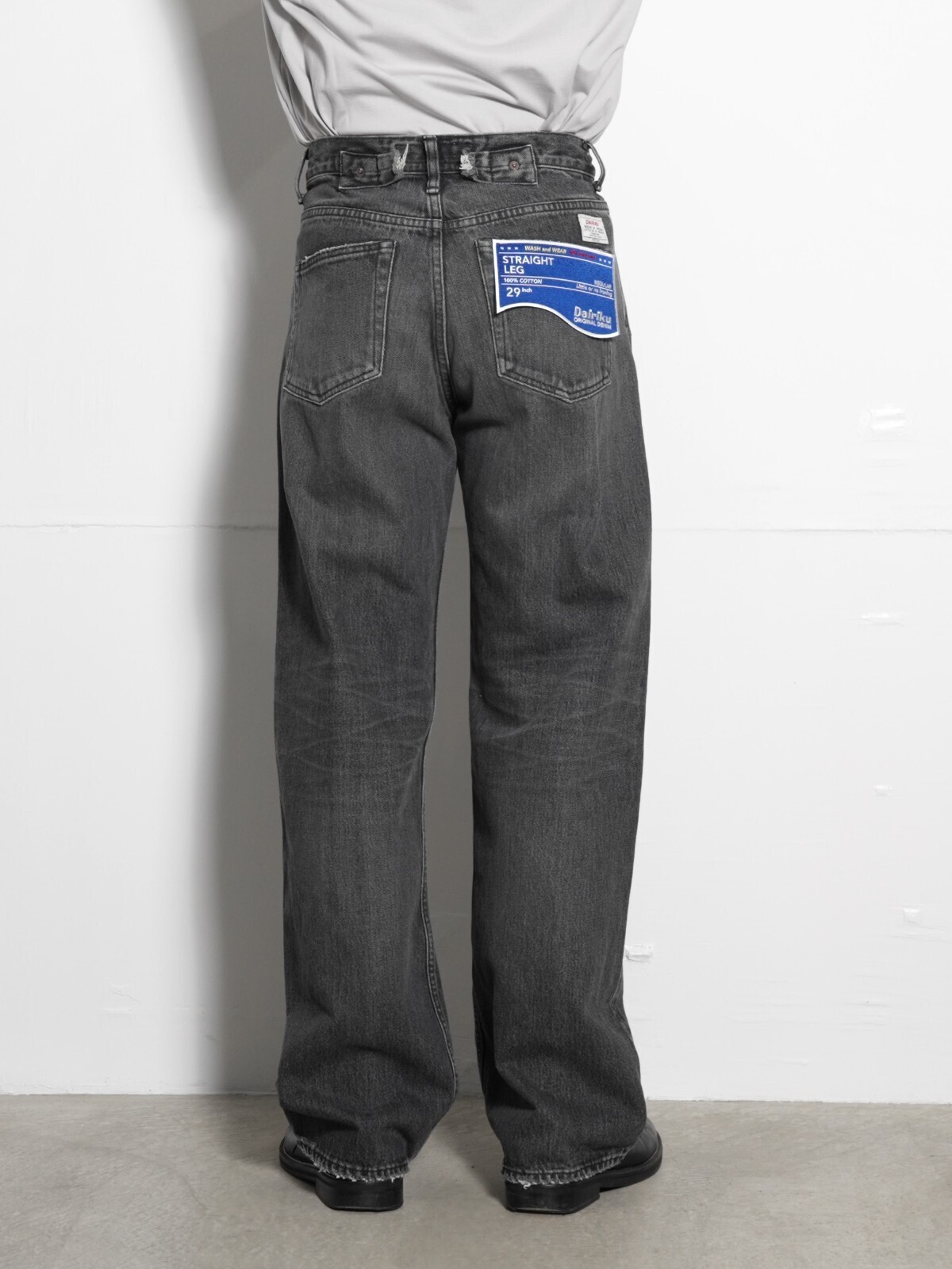 DAIRIKU MENS "Straight" Denim Pants (Men) IMAGE10