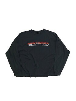 ダイリク(DAIRIKU) レディース & メンズ "NEW CINEMA" Tシャツ ブラック F