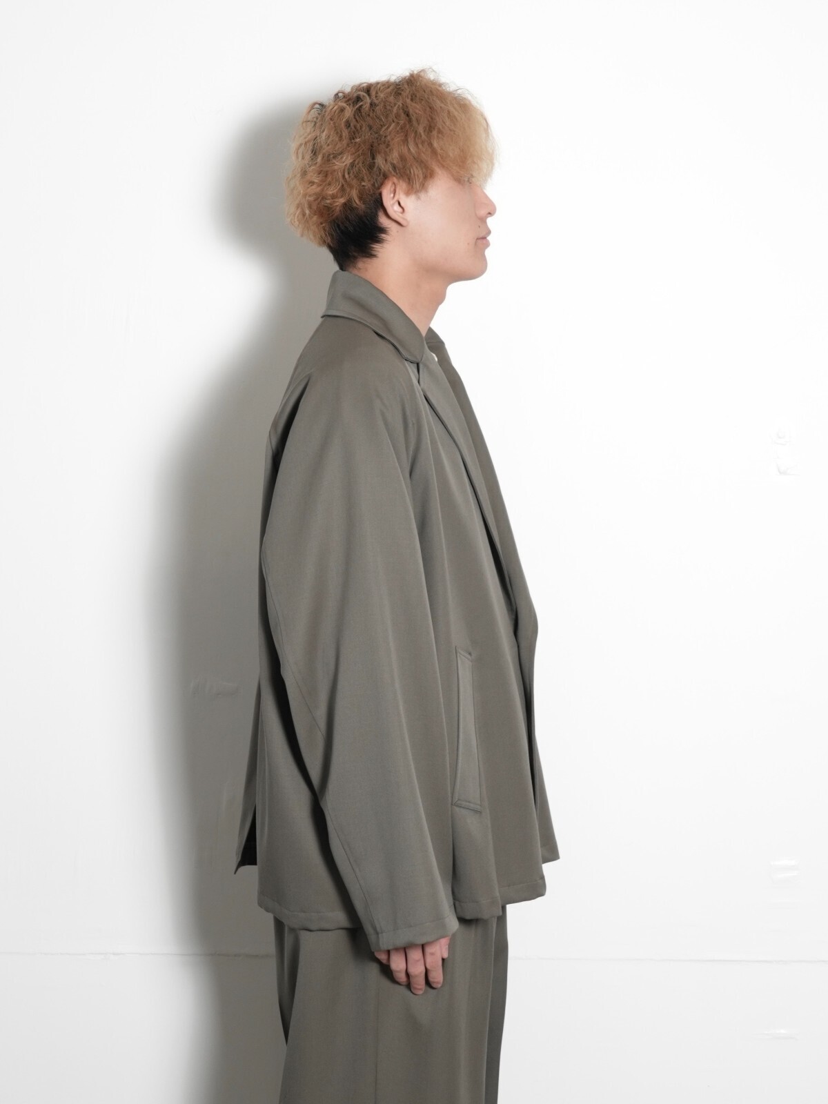Blanc YM 여성 & 남성 Oversize Welt Pocket JKT 이미지7