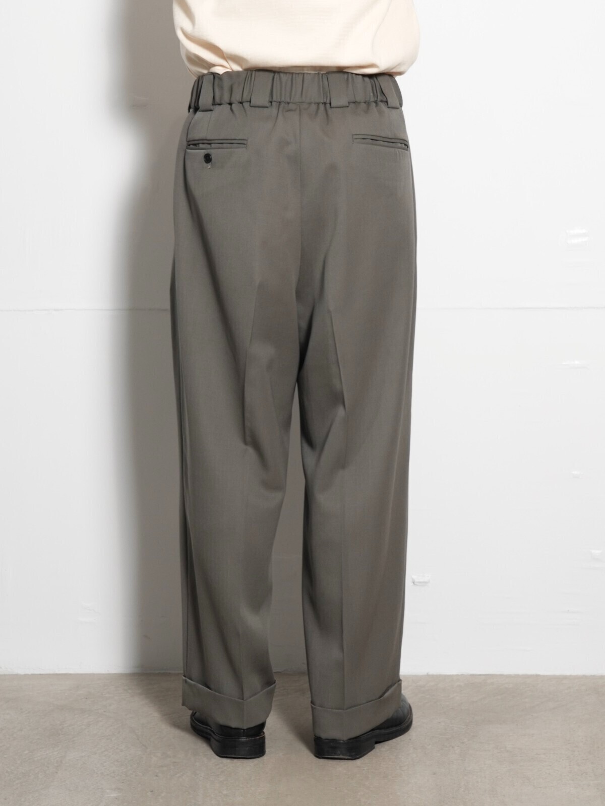 Blanc YM 女裝 & 男裝 Wide Easy Trousers 圖片13
