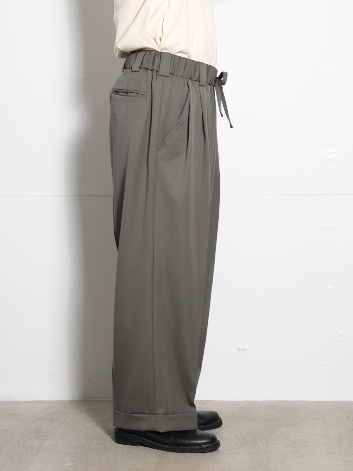 Blanc YM 女裝 & 男裝 Wide Easy Trousers 圖片12