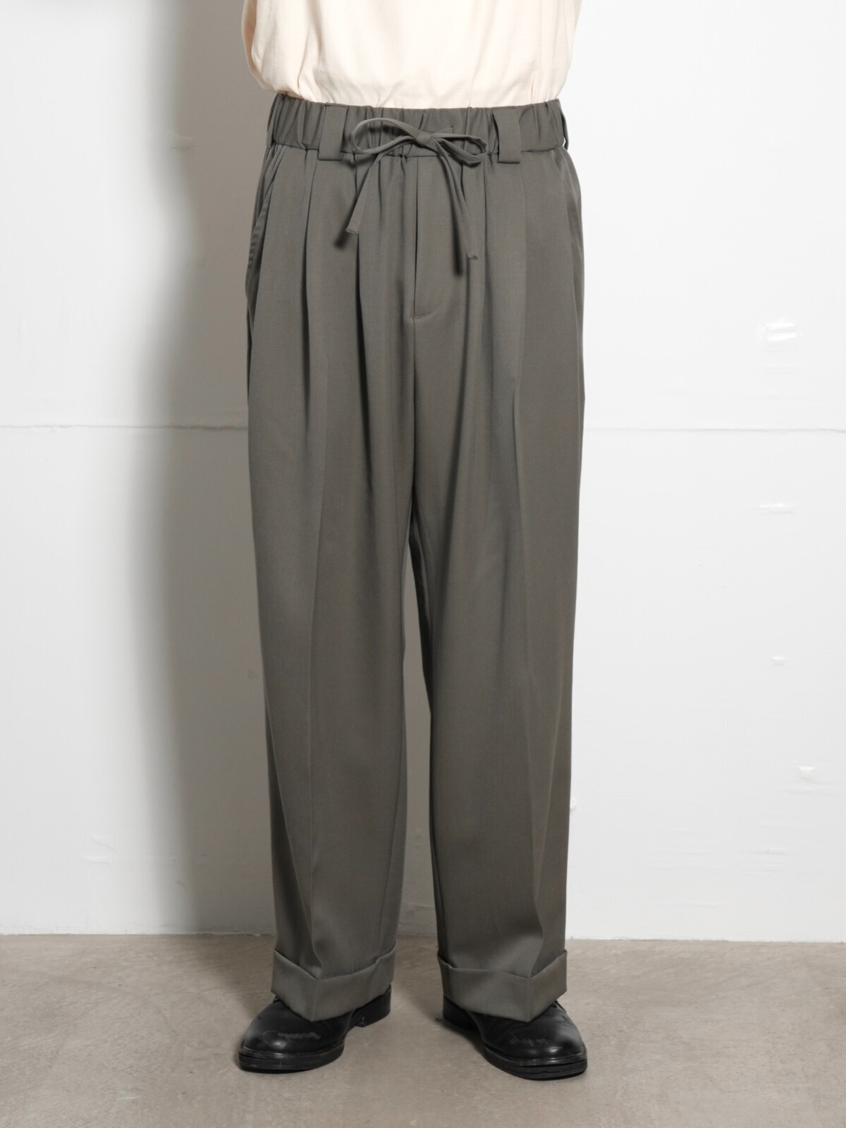 Blanc YM 女裝 & 男裝 Wide Easy Trousers 圖片11
