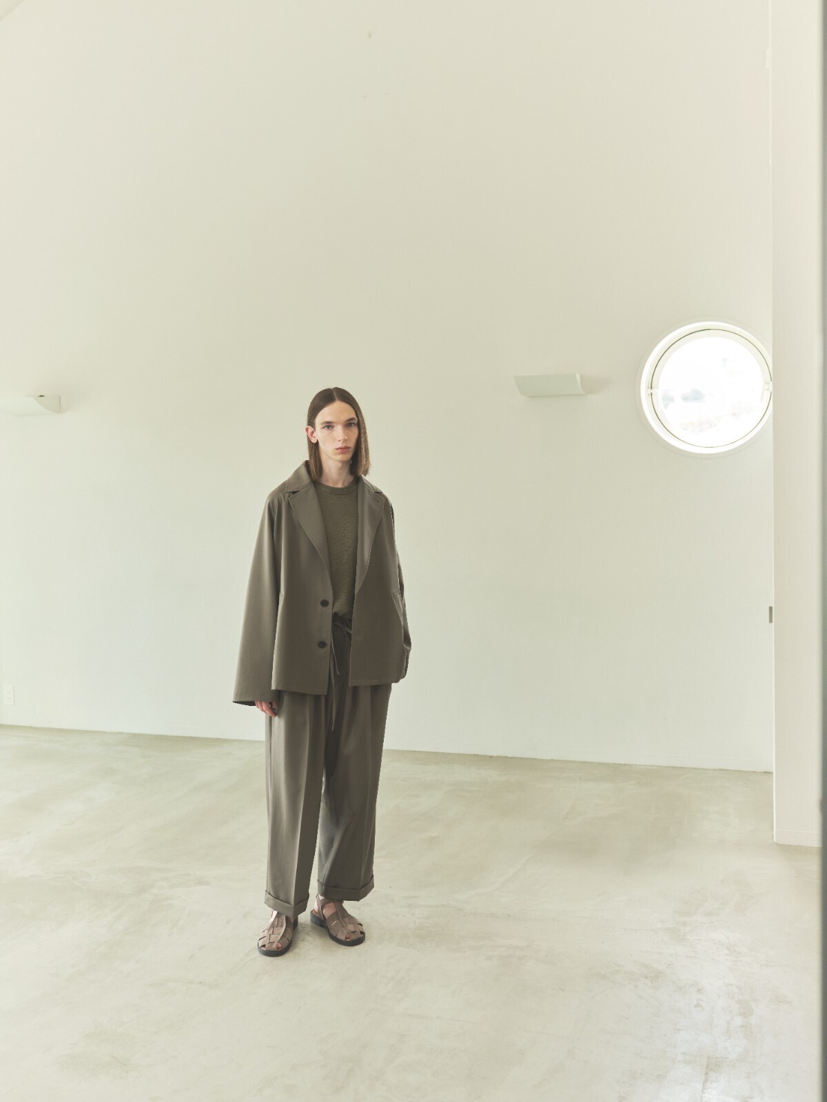 Blanc YM 女裝 & 男裝 Wide Easy Trousers 圖片14