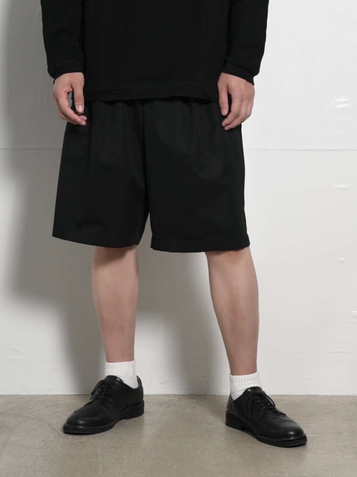 Blanc YM 女裝 & 男裝 Wide Easy Half Trousers 圖片8
