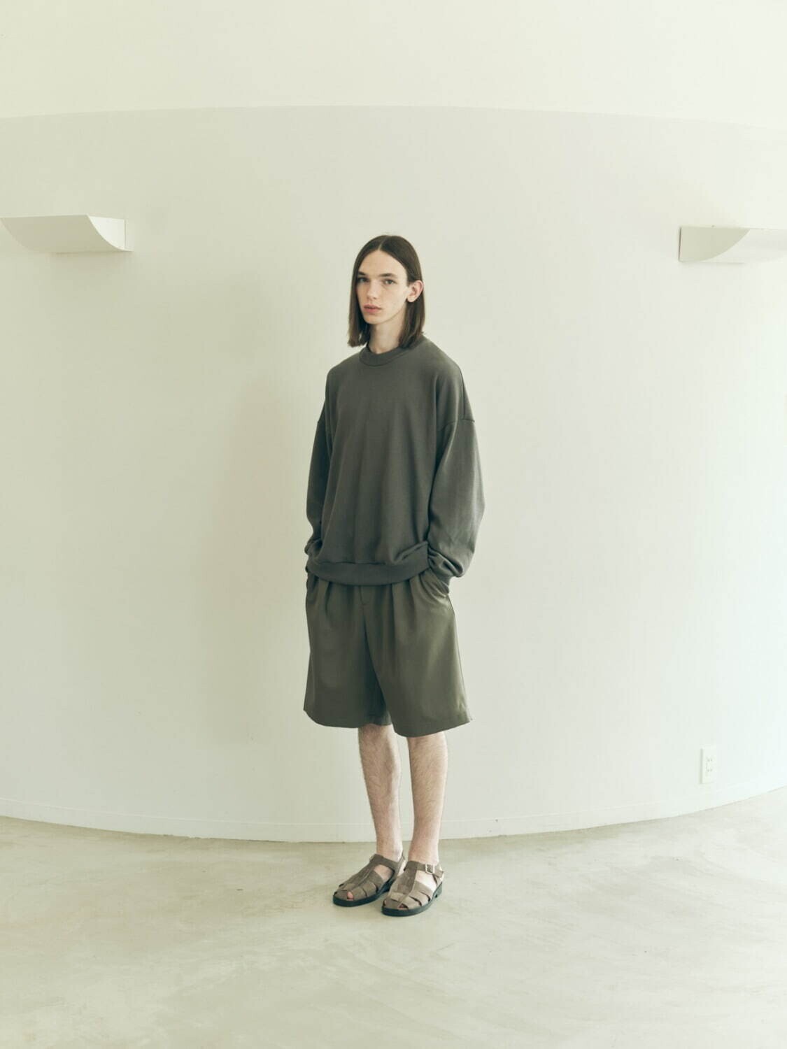 Blanc YM 女裝 & 男裝 Wide Easy Half Trousers 圖片13