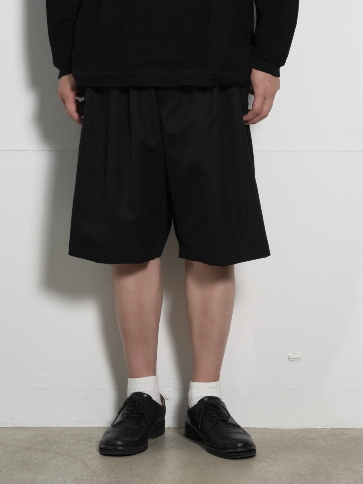 Blanc YM 女裝 & 男裝 Wide Easy Half Trousers 圖片7