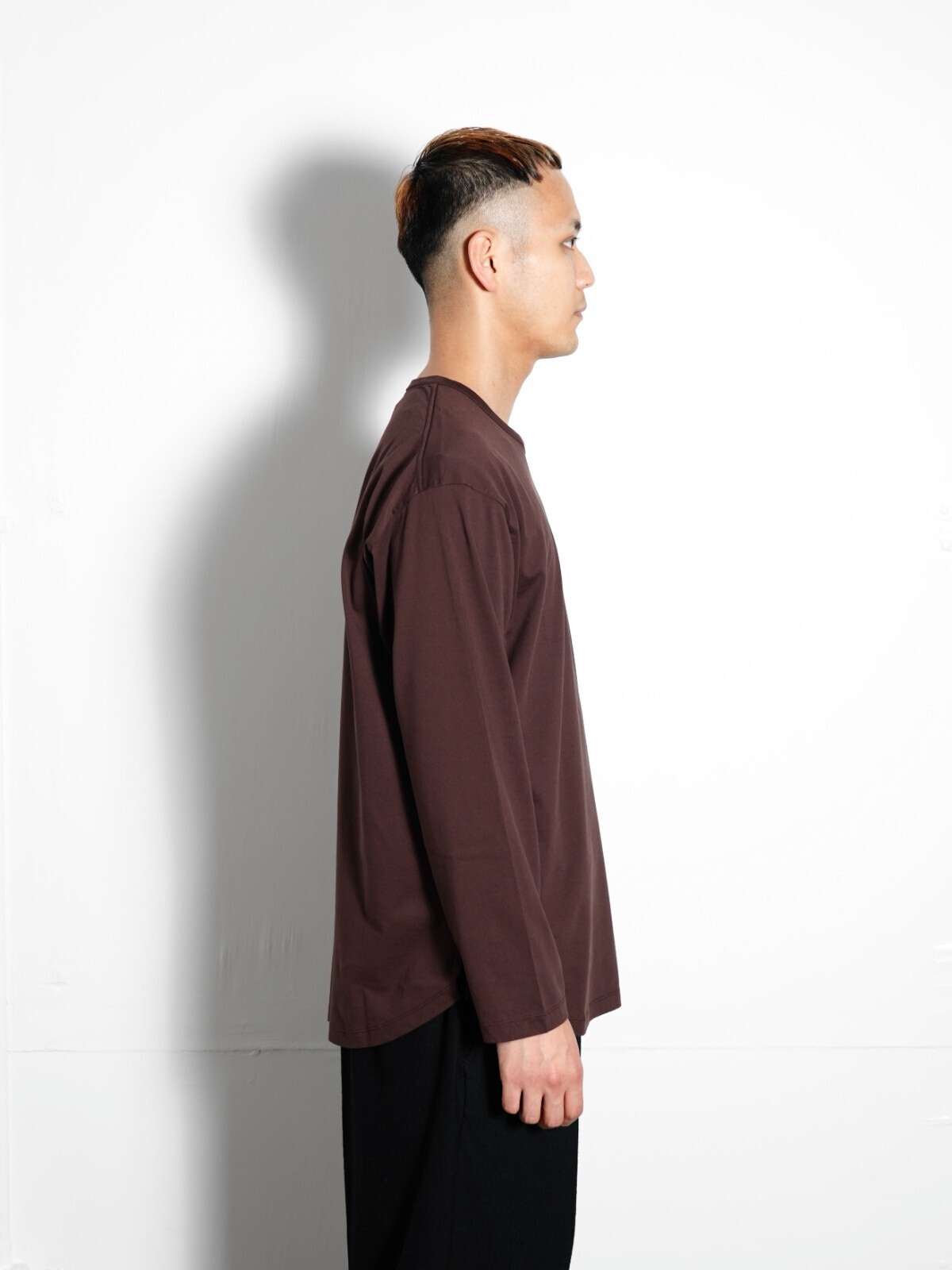 CURLY&Co. 남성 Supima 80/3 L/S Tee 이미지5