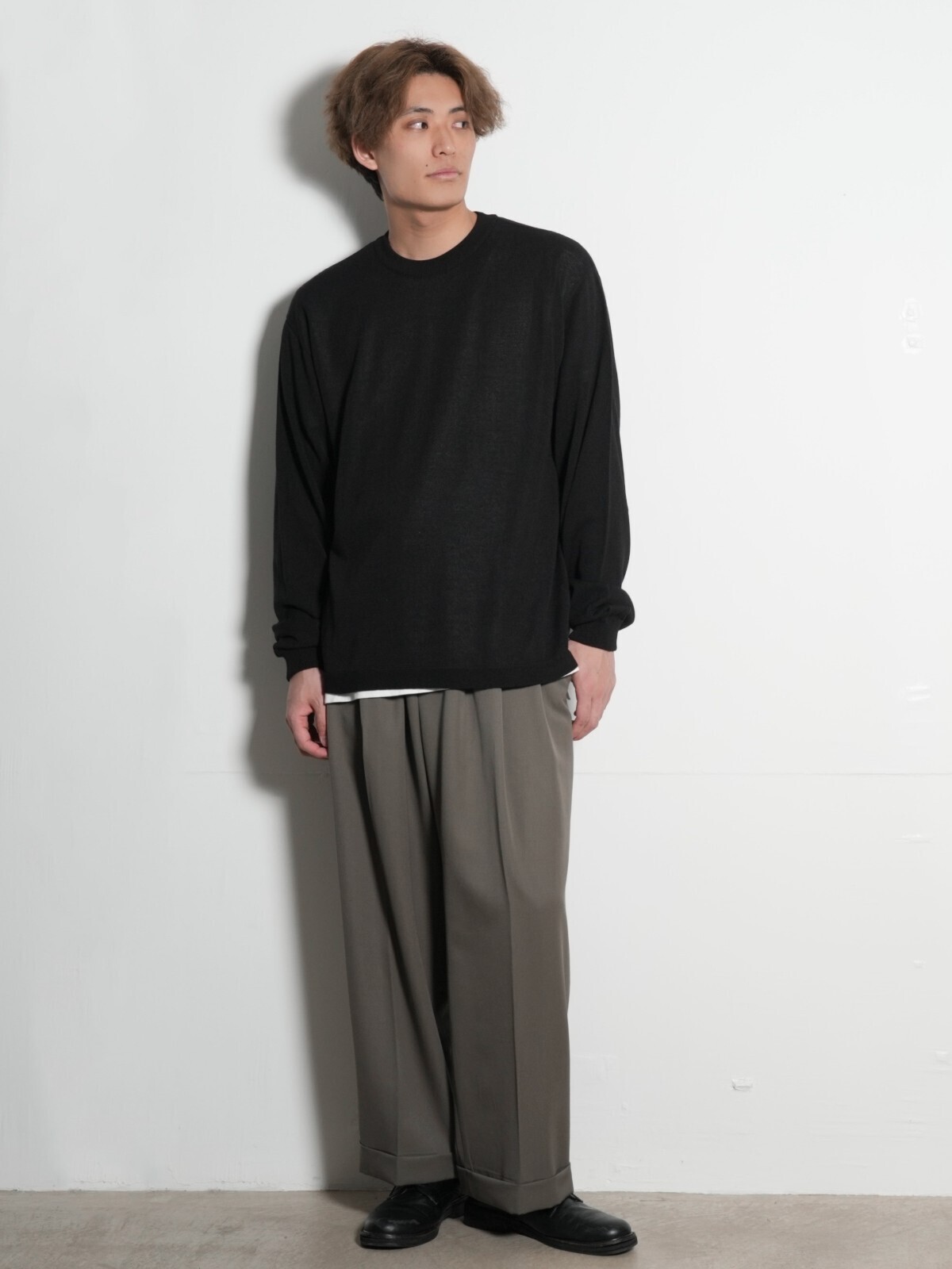 ブラン ワイエム レディース & メンズ ワイドニットロングスリーブシャツ 画像11