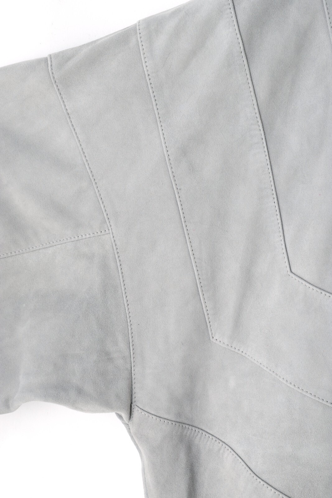 SEVEN BY SEVEN MENS LEATHER TRACK JACKET - Goat suede - IMAGE6