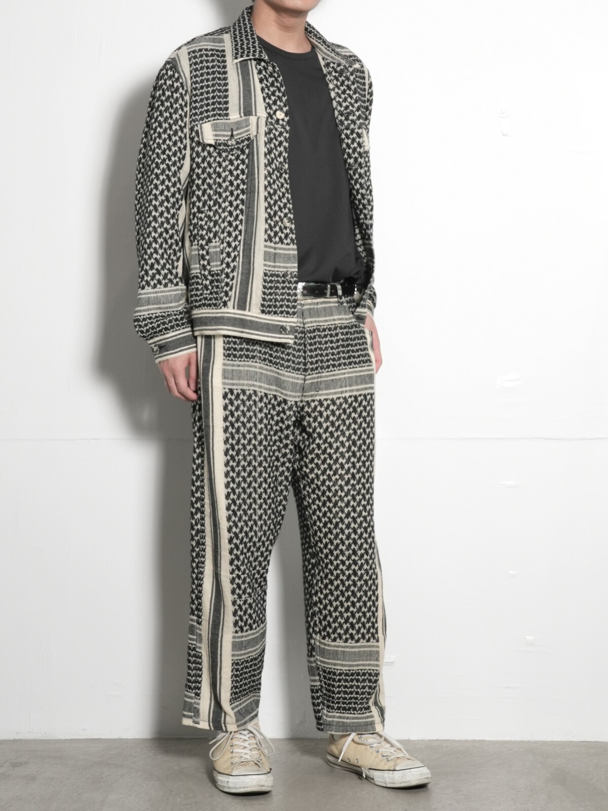 SEVEN BY SEVEN MENS REWORK 3RD TYPE JACKET - Vintage shemagh - IMAGE18