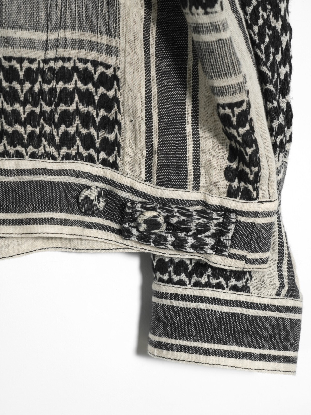 SEVEN BY SEVEN MENS REWORK 3RD TYPE JACKET - Vintage shemagh - IMAGE11