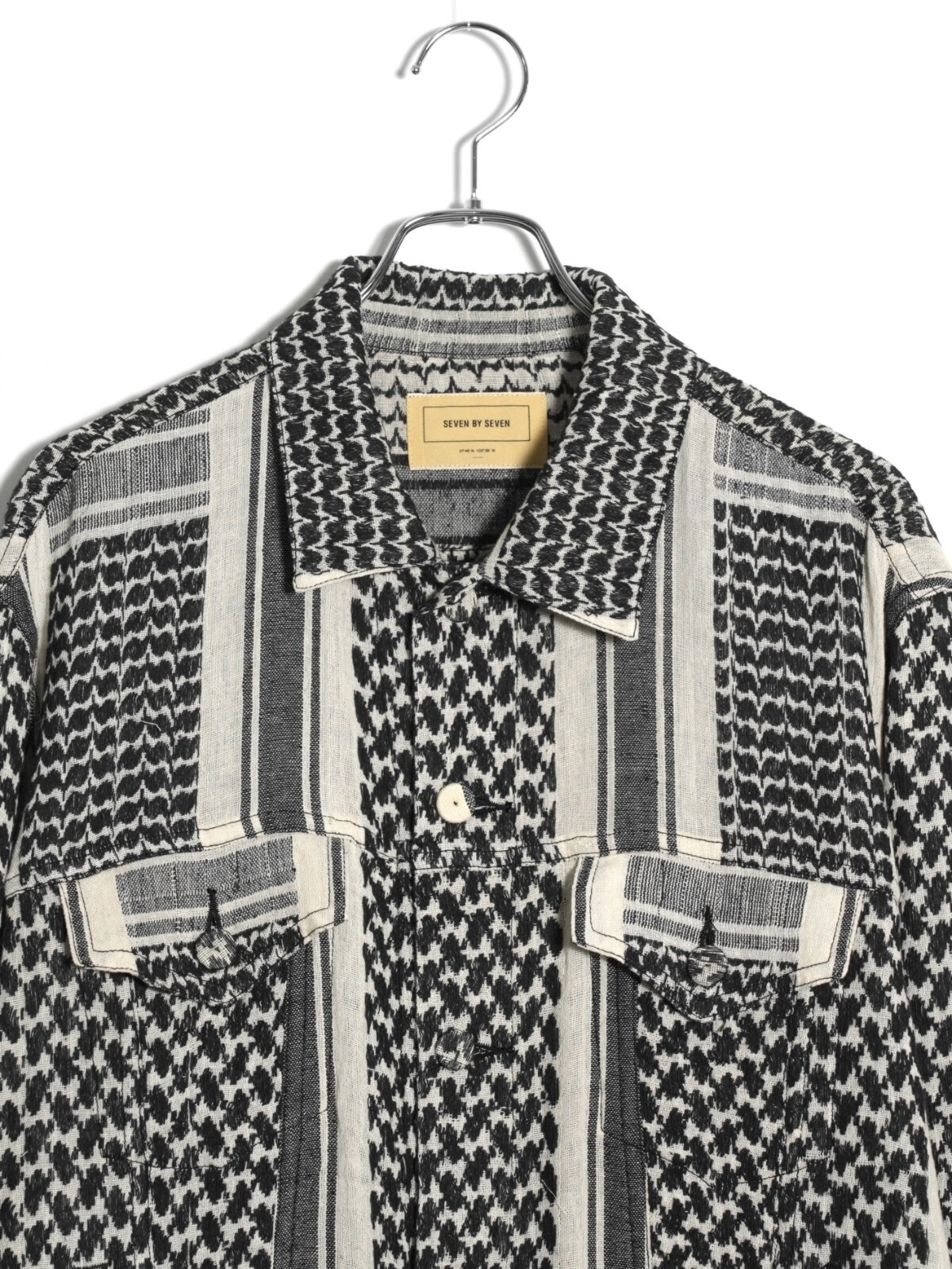 SEVEN BY SEVEN MENS REWORK 3RD TYPE JACKET - Vintage shemagh - IMAGE8