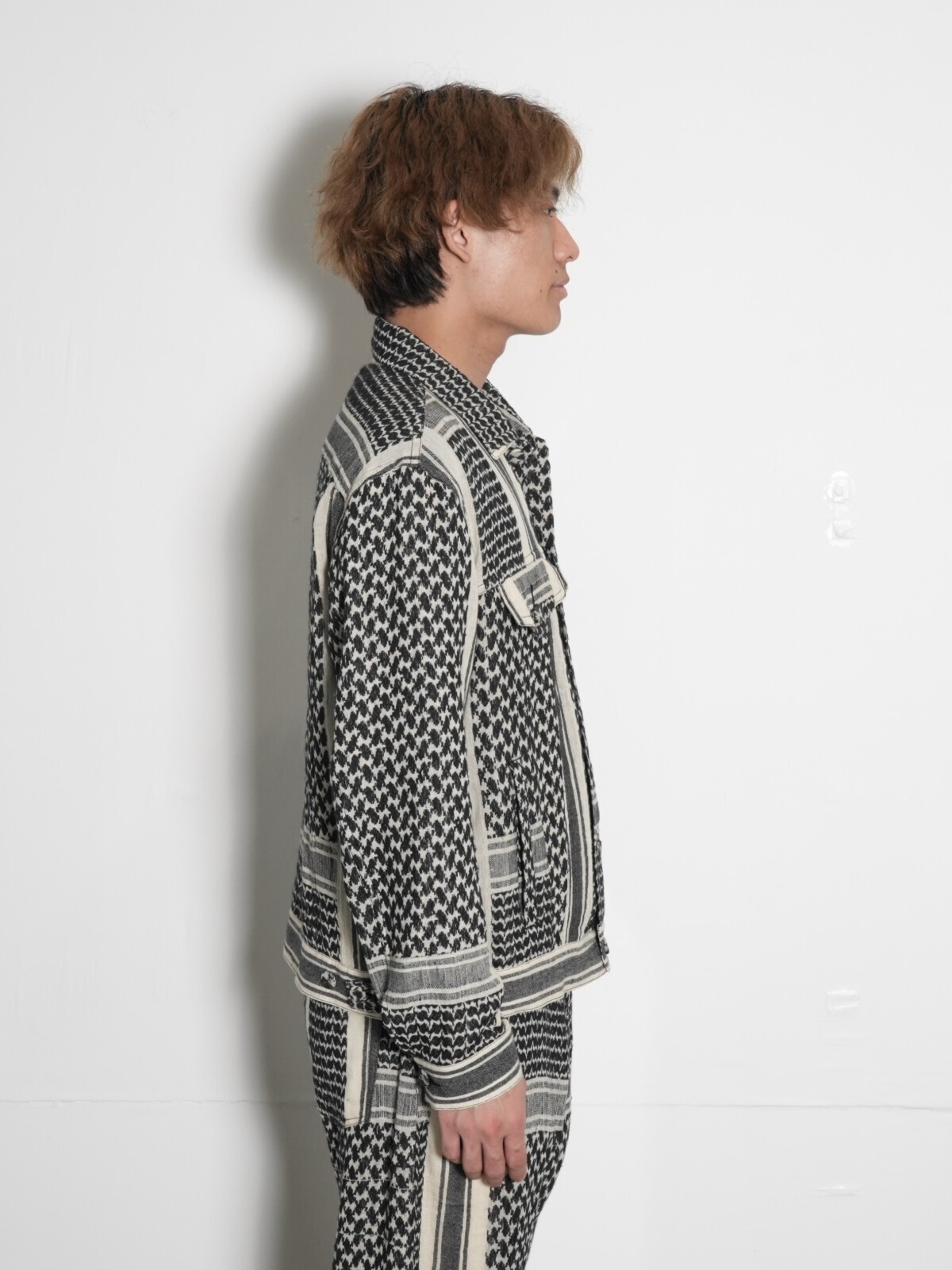 SEVEN BY SEVEN MENS REWORK 3RD TYPE JACKET - Vintage shemagh - IMAGE16