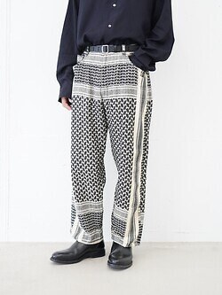 セブンバイセブン メンズ リワークワイドパンツ -ヴィンテージシュマグ- 画像4