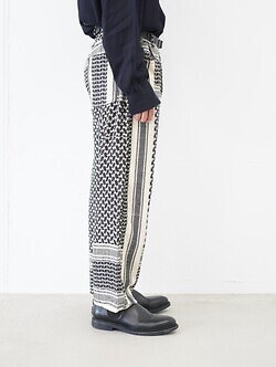 セブンバイセブン メンズ リワークワイドパンツ -ヴィンテージシュマグ- 画像2