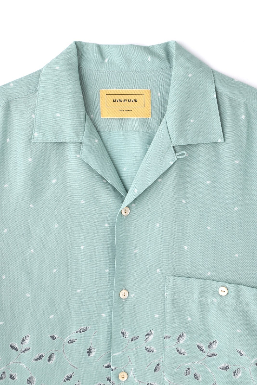 セブンバイセブン レディース & メンズ オープンカラーシャツ -ボタニカルプリント- 画像11