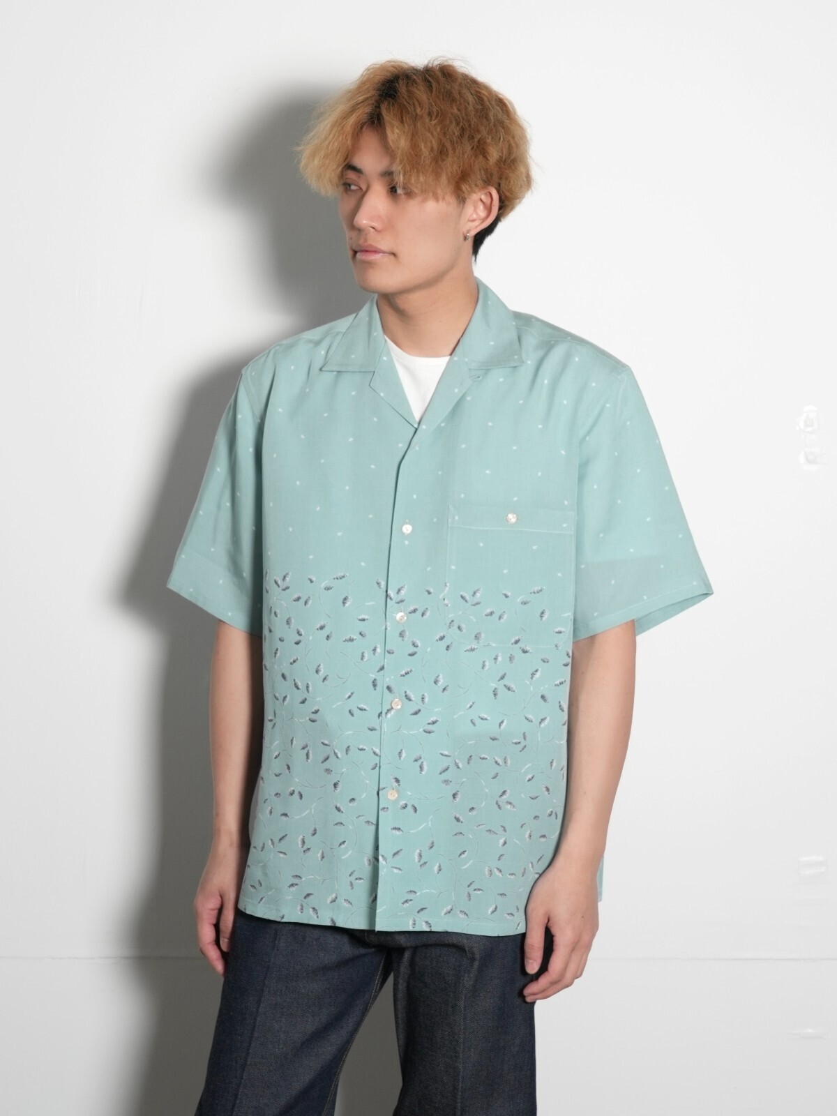 セブンバイセブン レディース & メンズ オープンカラーシャツ -ボタニカルプリント- 画像8