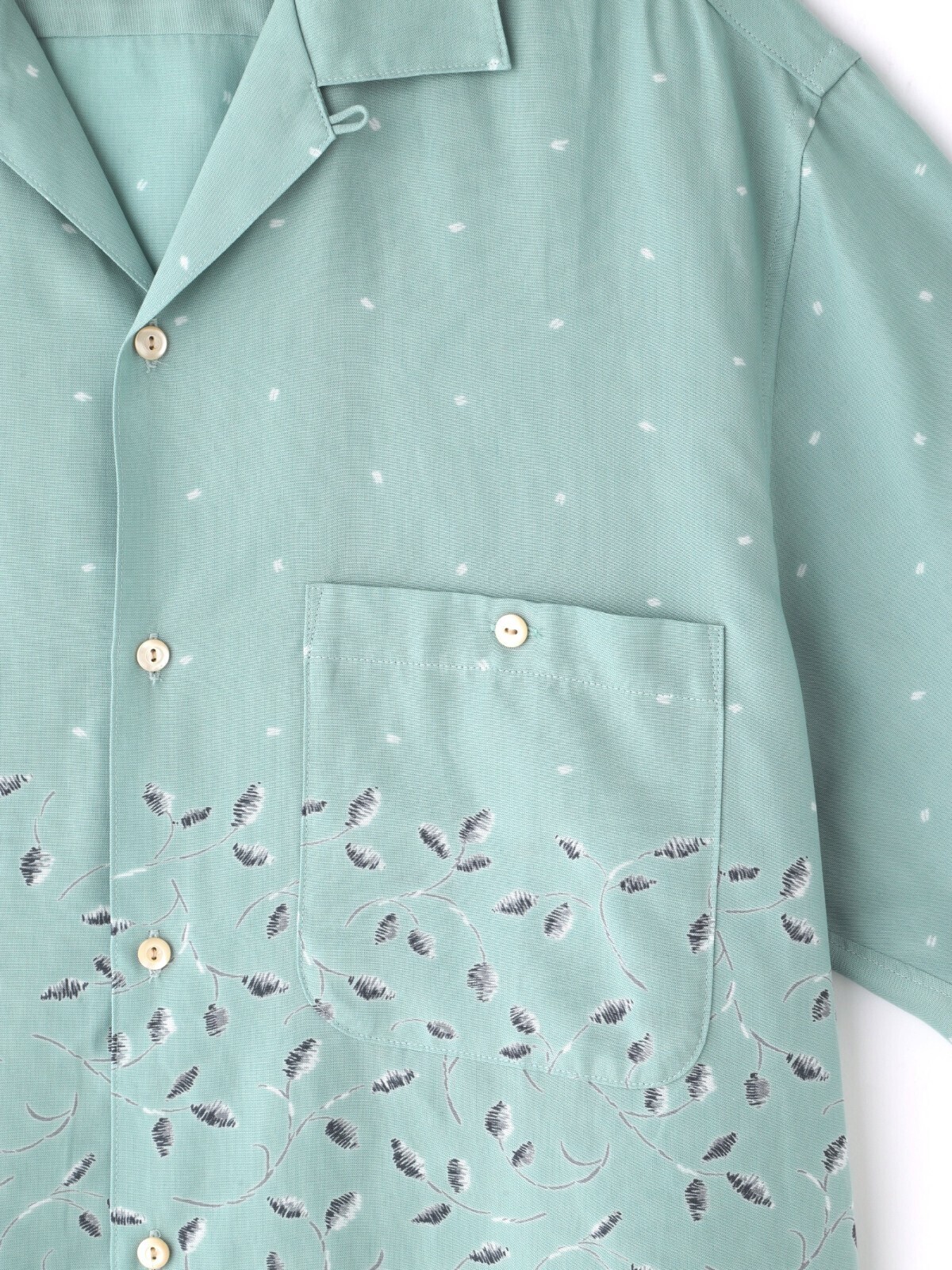 セブンバイセブン レディース & メンズ オープンカラーシャツ -ボタニカルプリント- 画像12